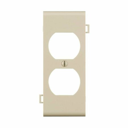 EZGENERATION 1 Gang Light Almond Duplex Center Panel Sectional Wall Plate EZ752247